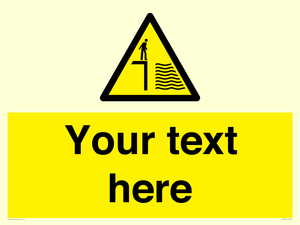 Custom Deep Water Sign